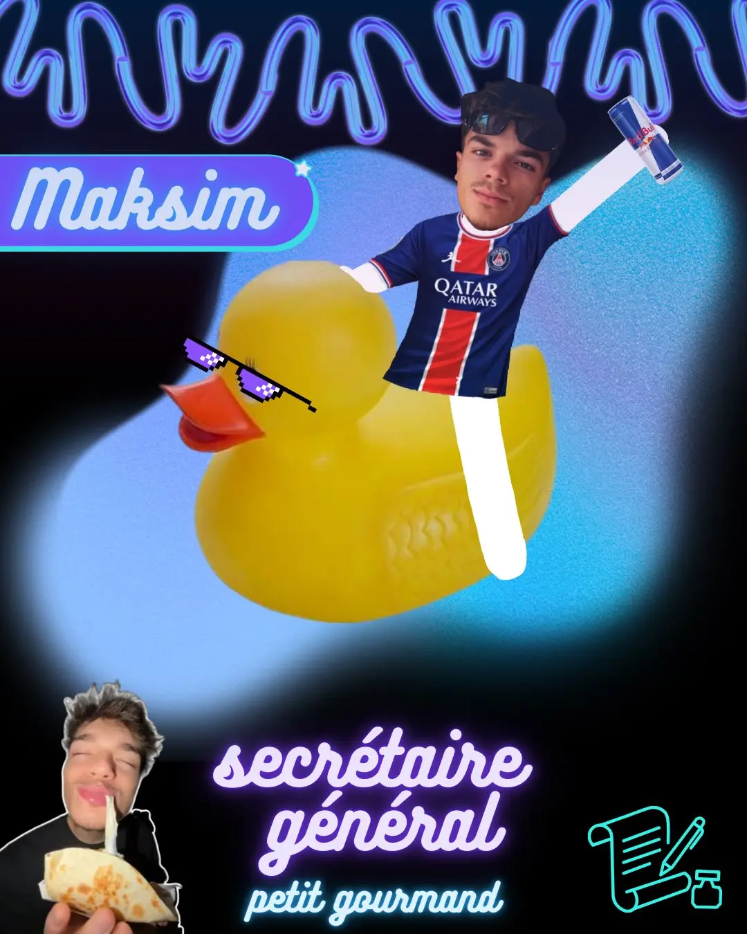 Visuel de présentation de Maksim